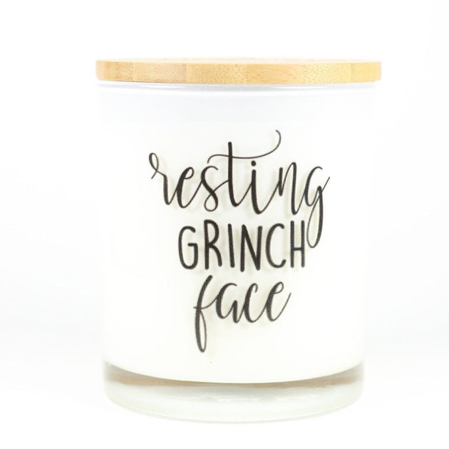 Resting Grinch Face Mug