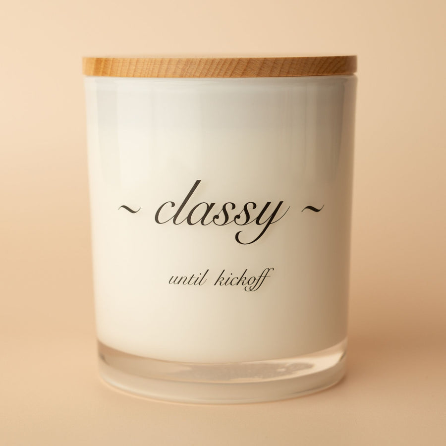 CLASSY UNTIL KICKOFF CANDLE