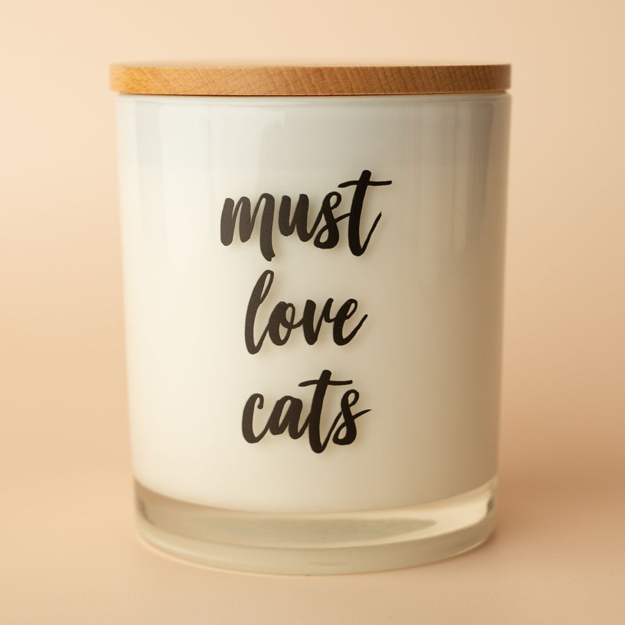 MUST LOVE CATS CANDLE
