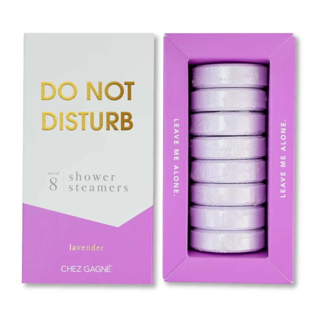 DO NOT DISTURB SHOWER STEAMERS