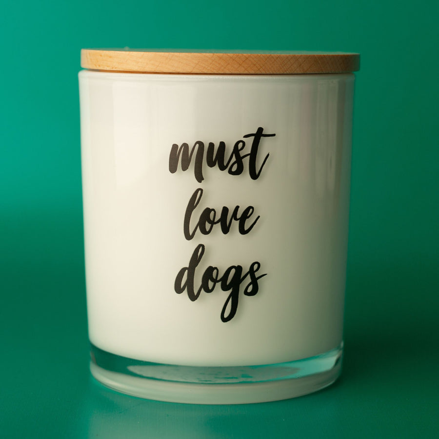MUST LOVE DOGS CANDLE