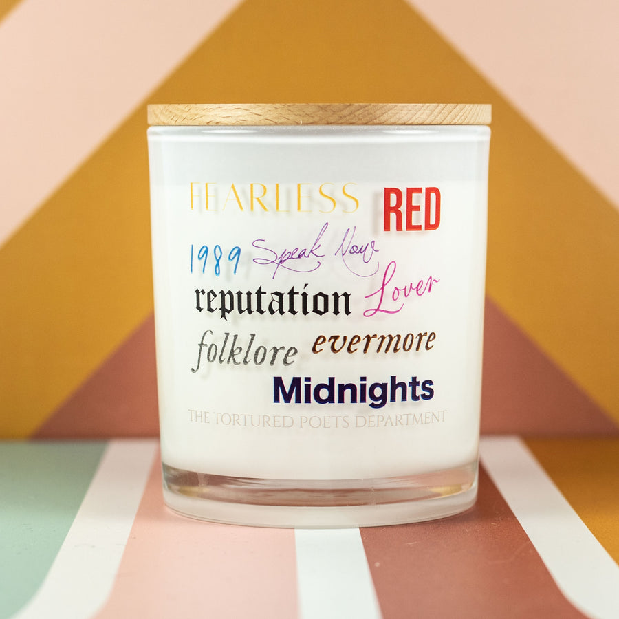 TAYLOR SWIFT ALBUMS CANDLE