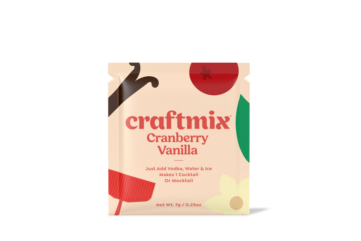 CRAFTMIX CRANBERRY VANILLA COCKTAIL DRINK PACKET