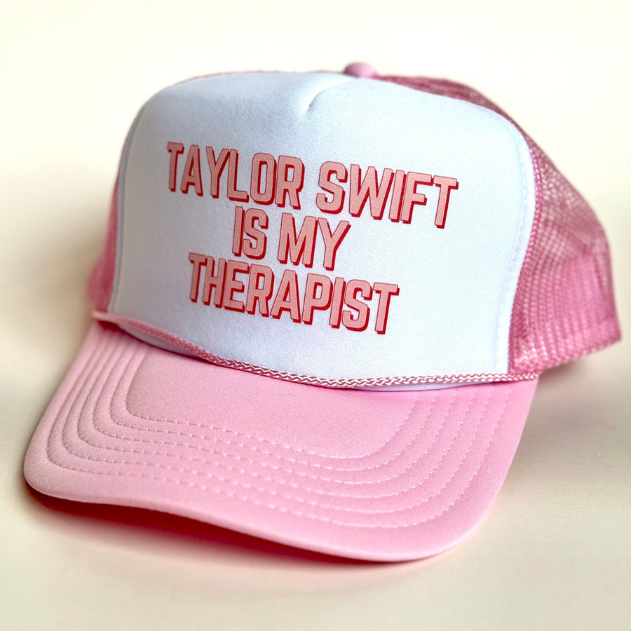 TAYLOR SWIFT IS MY THERAPIST TRUCKER HAT