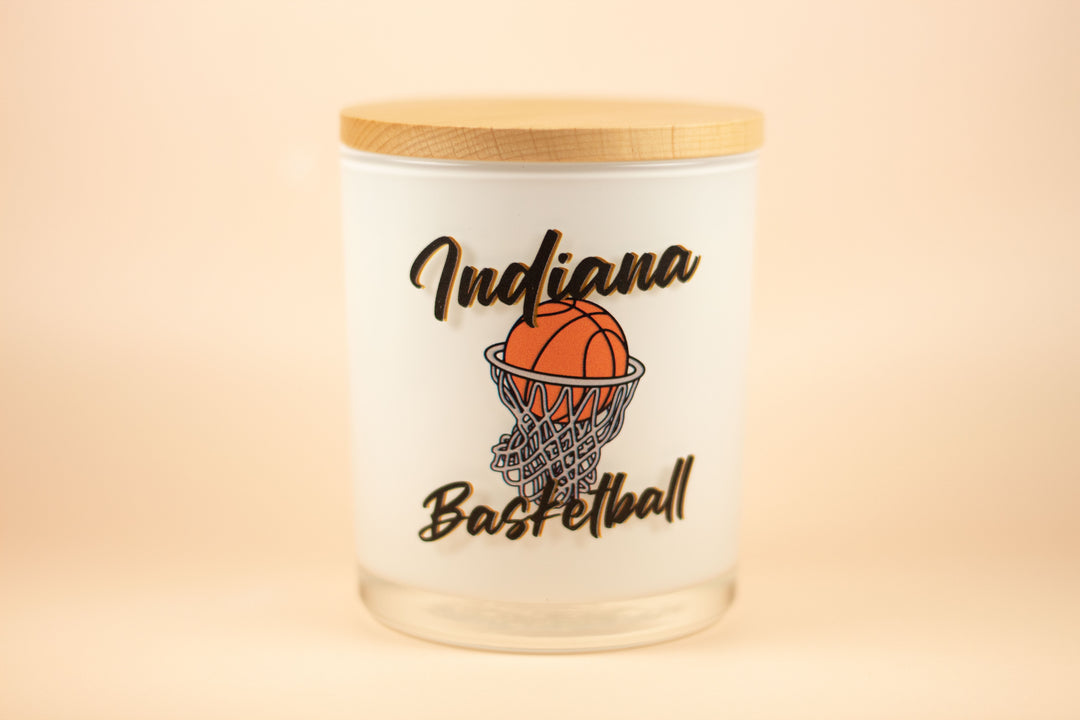 INDIANA BASKETBALL CANDLE