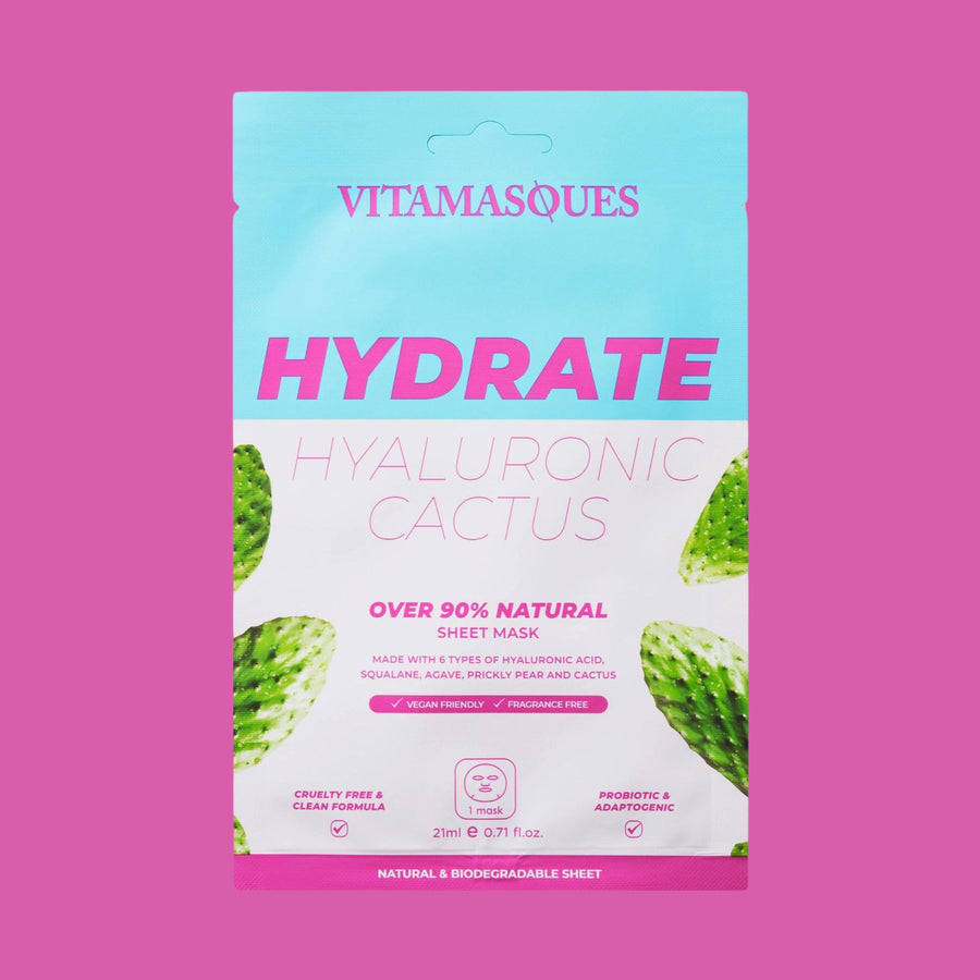 HYDRATE HYALURONIC CACTUS SHEET FACE MASK