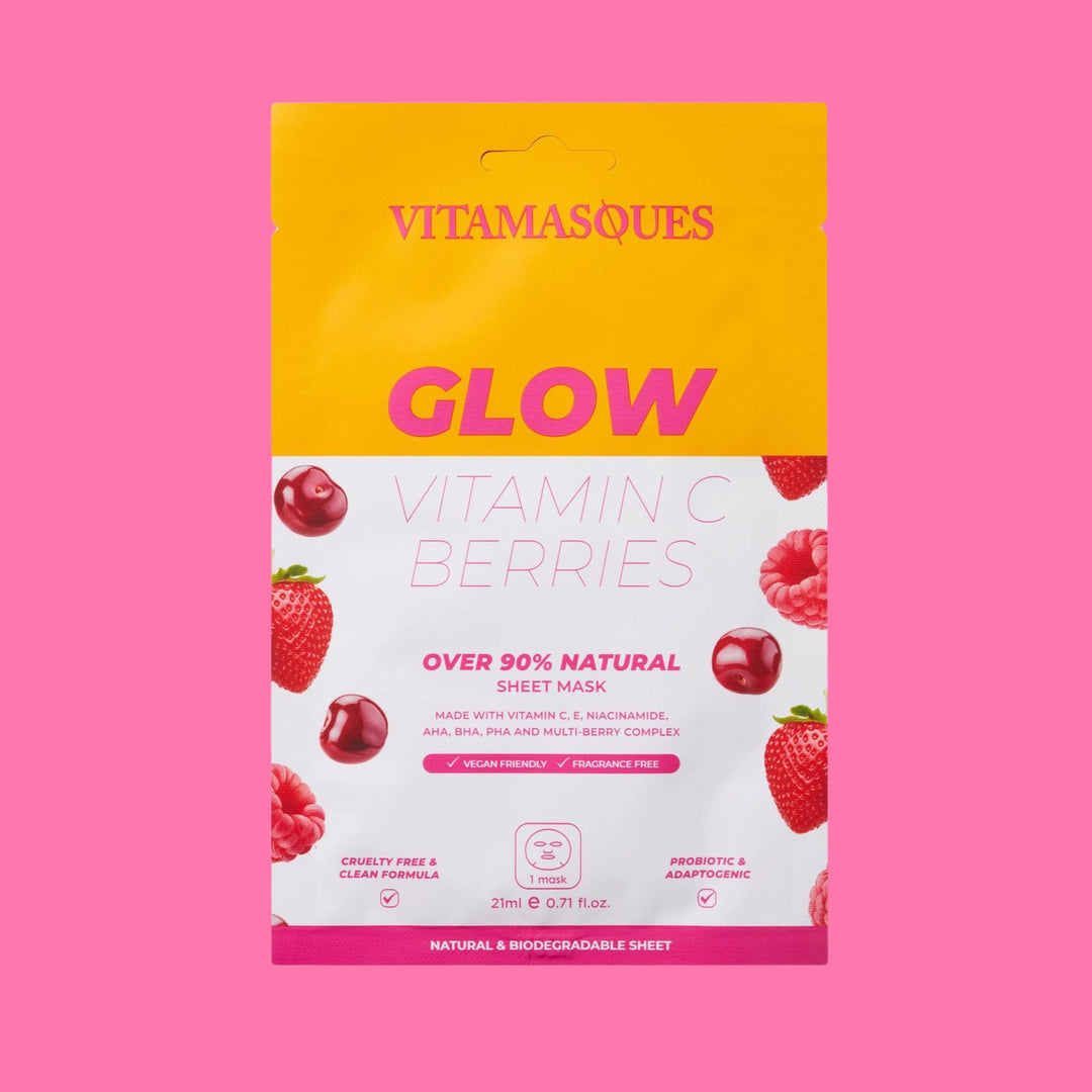 GLOW VITAMIN C BERRIES SHEET FACE MASK