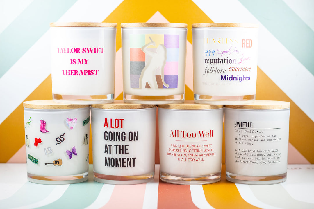 A LOT GOING ON TAYLOR SWIFT CANDLE