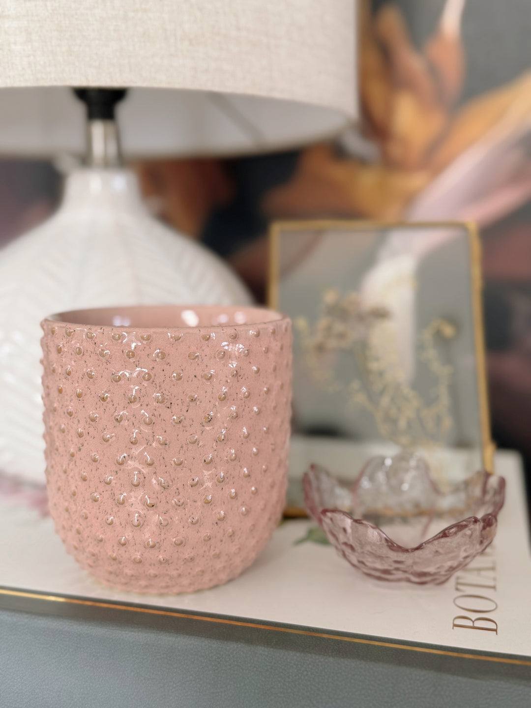 DUSTY ROSE POT