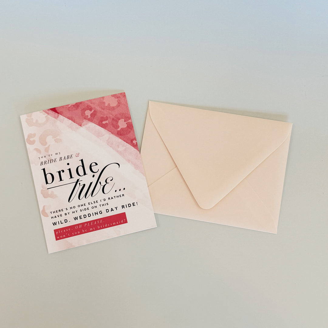 BRIDE TRIBE GREETING CARD