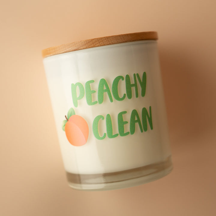 PEACHY CLEAN PRINTED CANDLE