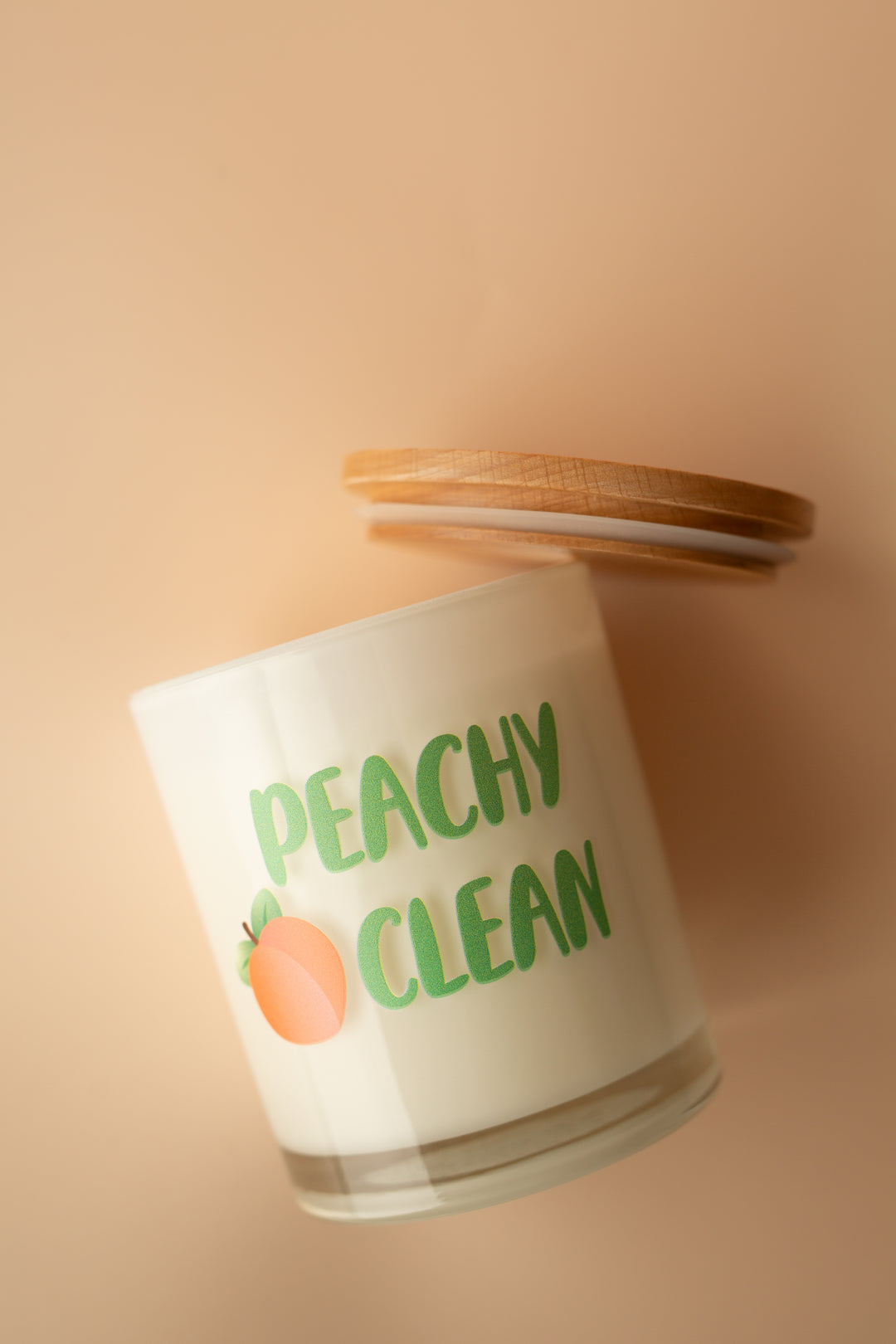 PEACHY CLEAN PRINTED CANDLE