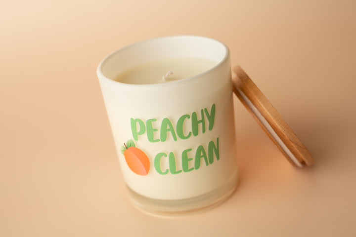 PEACHY CLEAN PRINTED CANDLE