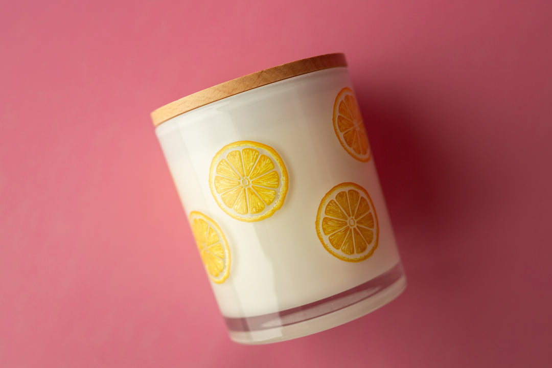 LEMON SLICE WRAP CANDLE