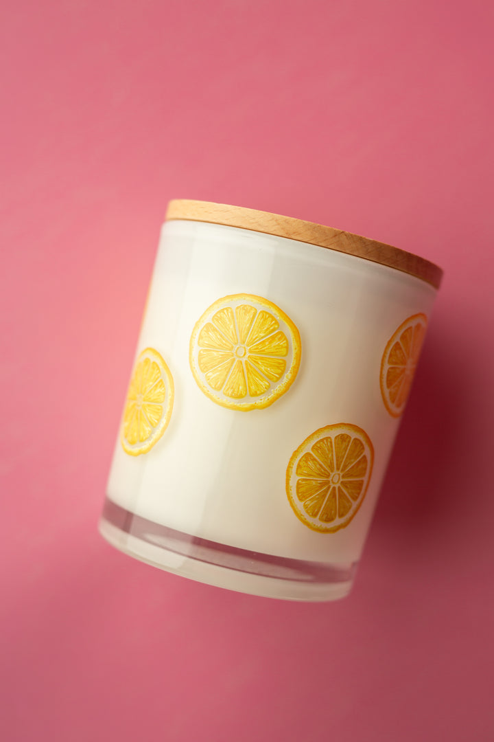 LEMON SLICE WRAP CANDLE