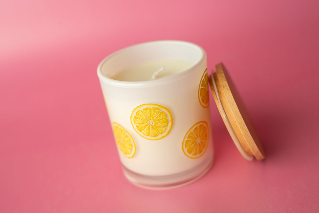 LEMON SLICE WRAP CANDLE