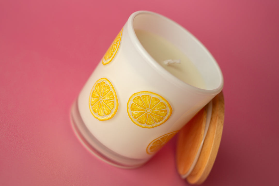 LEMON SLICE WRAP CANDLE