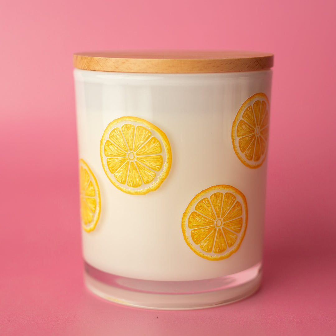 LEMON SLICE WRAP CANDLE