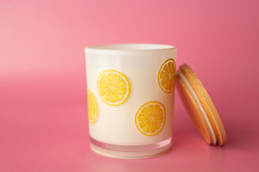 LEMON SLICE WRAP CANDLE