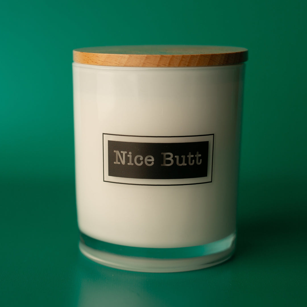 NICE BUTT PRINTED CANDLE