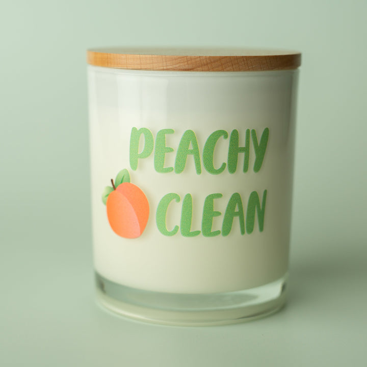 PEACHY CLEAN PRINTED CANDLE