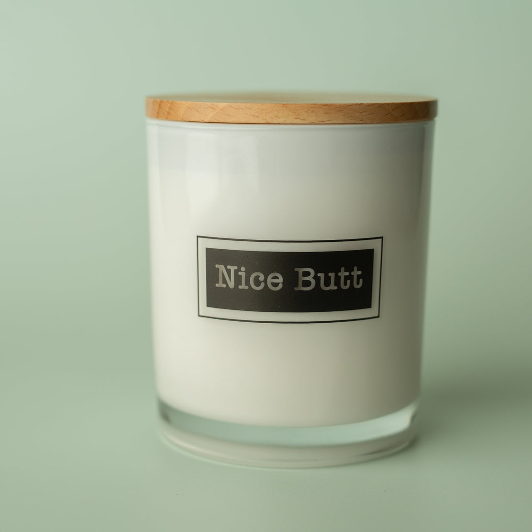 NICE BUTT PRINTED CANDLE