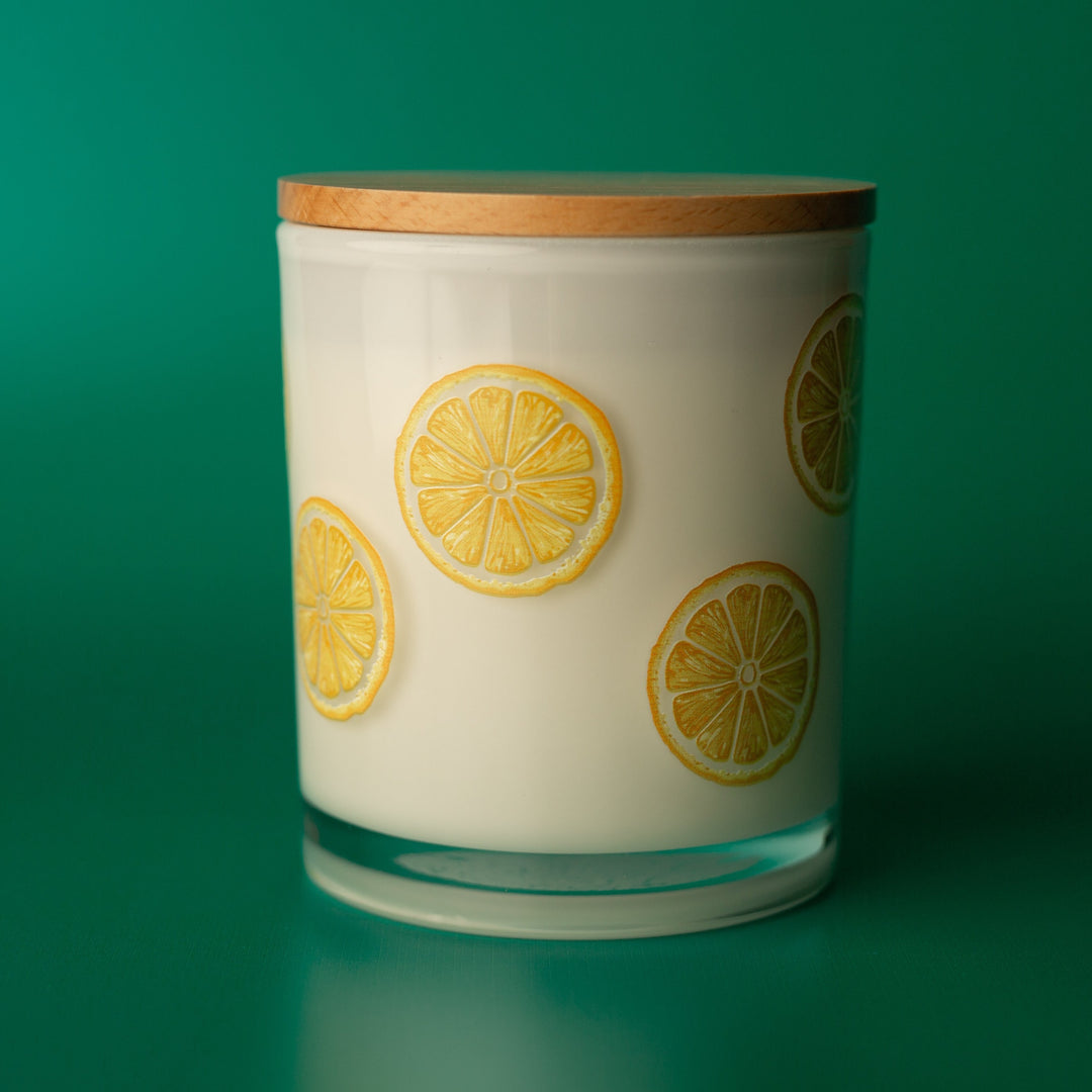 LEMON SLICE WRAP CANDLE