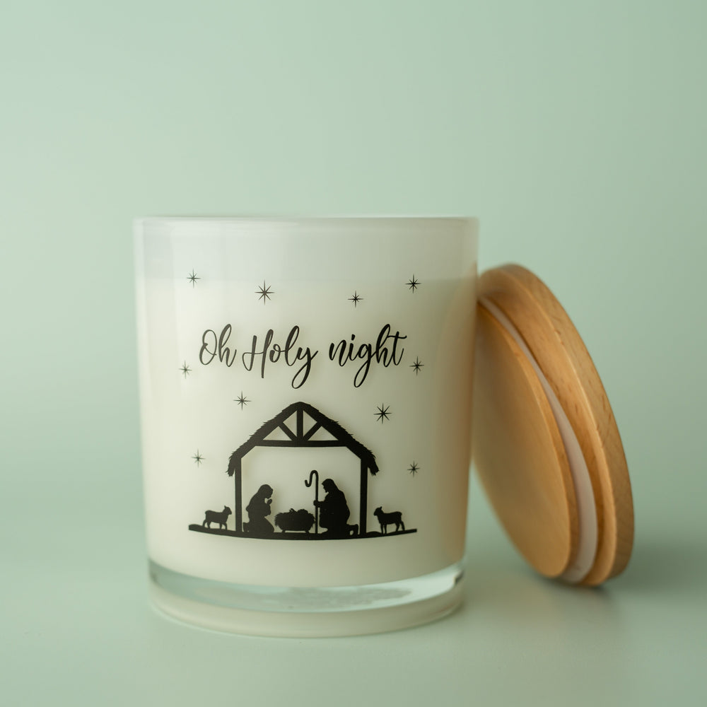 HOLY NIGHT PRINTED CANDLE