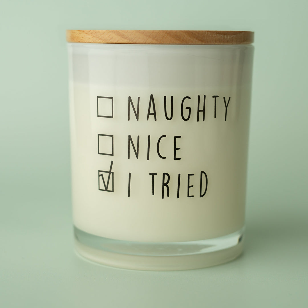 NAUGHTY NICE I TRIED CANDLE