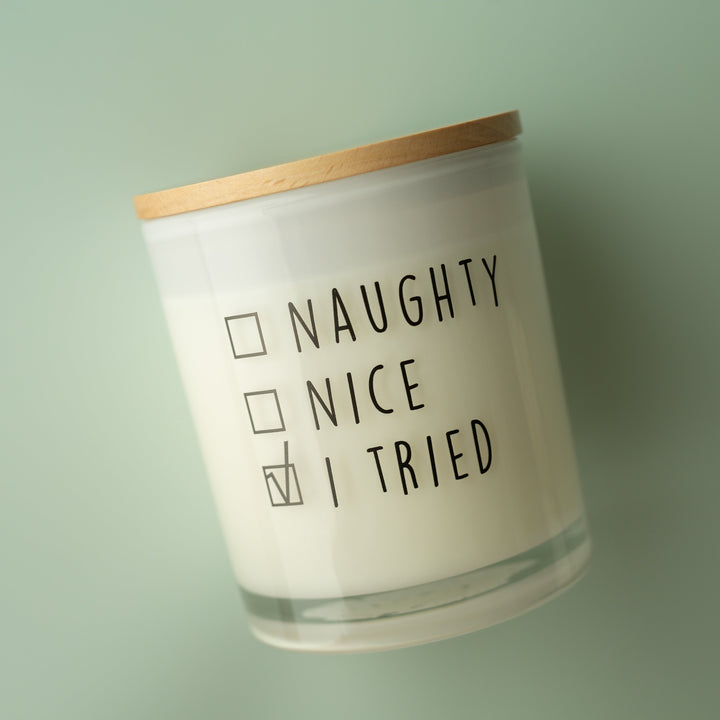 NAUGHTY NICE I TRIED CANDLE