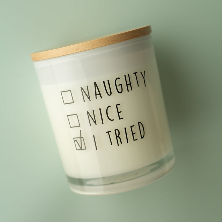 NAUGHTY NICE I TRIED CANDLE