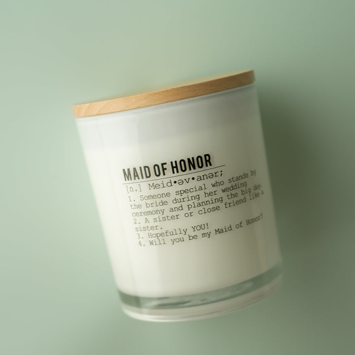 MAID OF HONOR CANDLE