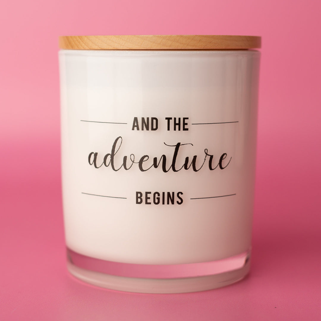 ADVENTURE BEGINS CANDLE