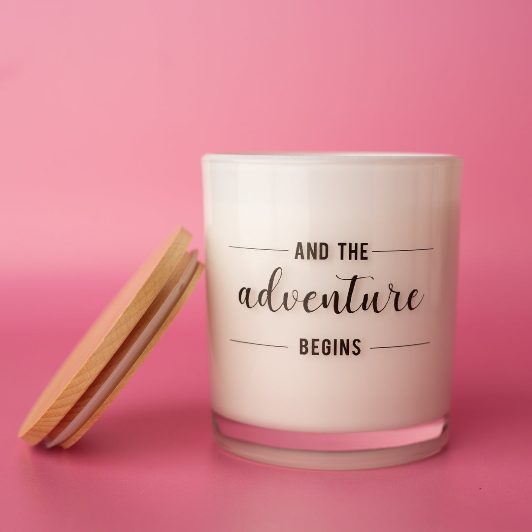 ADVENTURE BEGINS CANDLE