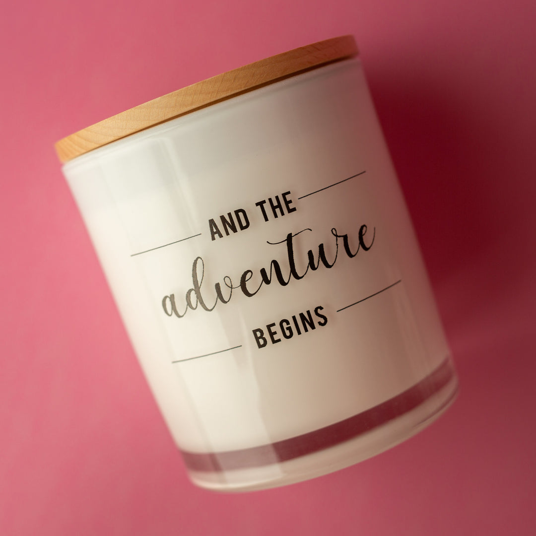 ADVENTURE BEGINS CANDLE