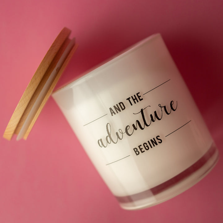 ADVENTURE BEGINS CANDLE