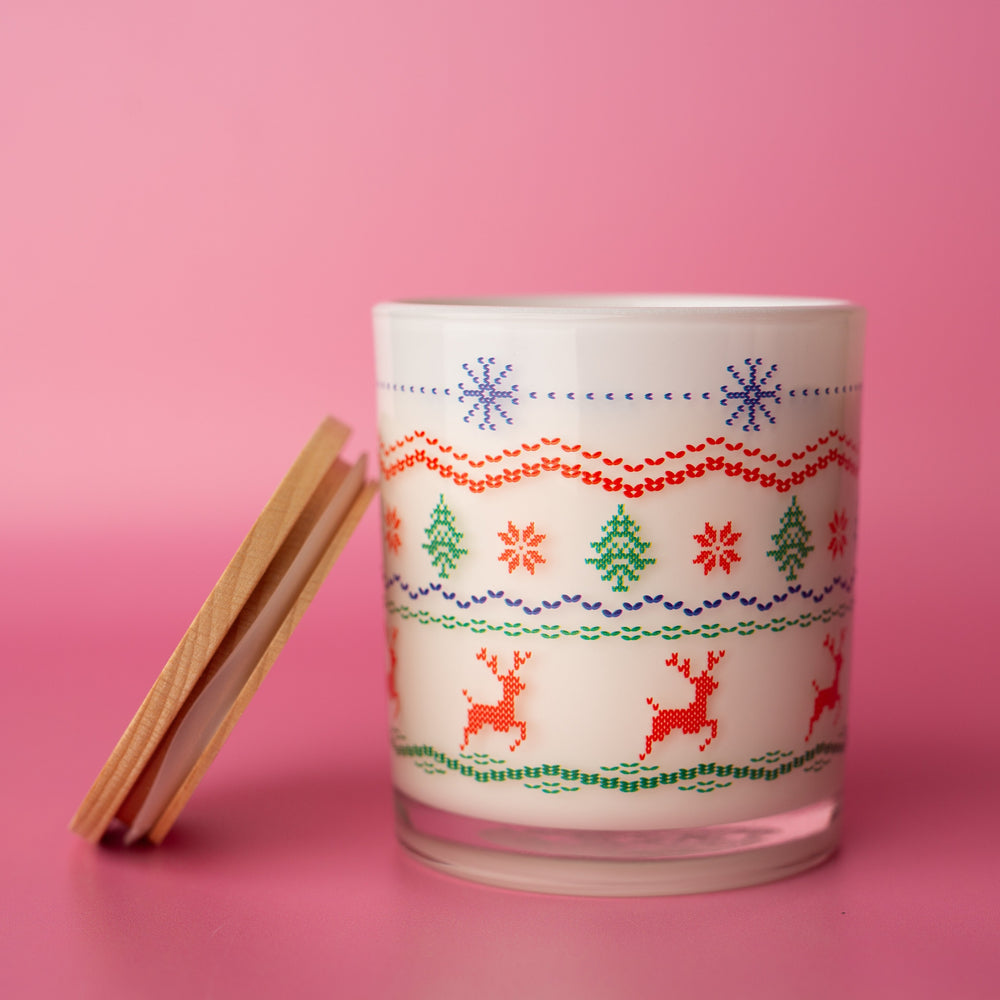 UGLY SWEATER PRINTED CANDLE