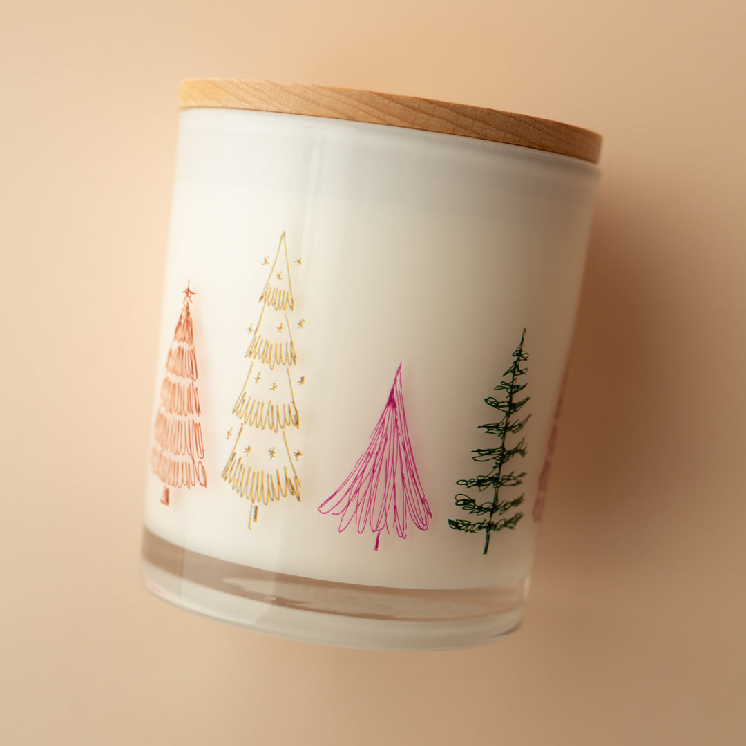 FESTIVE TREE WRAP CANDLE