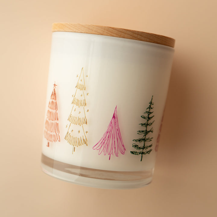 FESTIVE TREE WRAP CANDLE