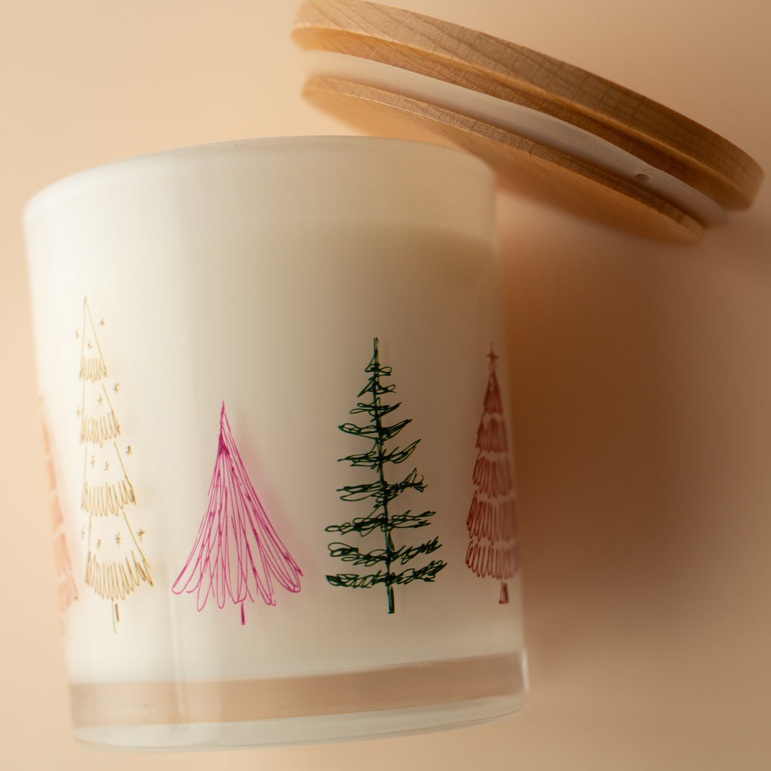 FESTIVE TREE WRAP CANDLE