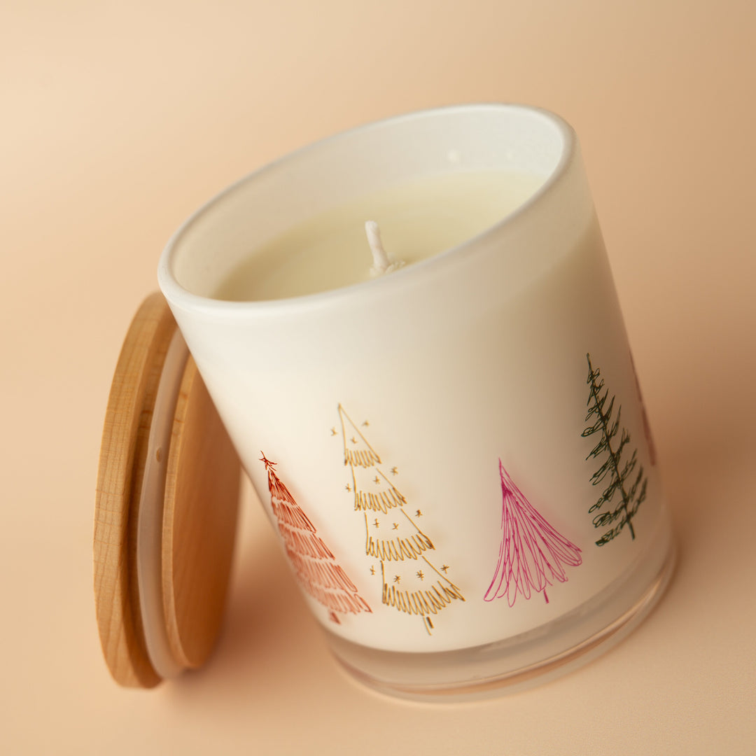 FESTIVE TREE WRAP CANDLE