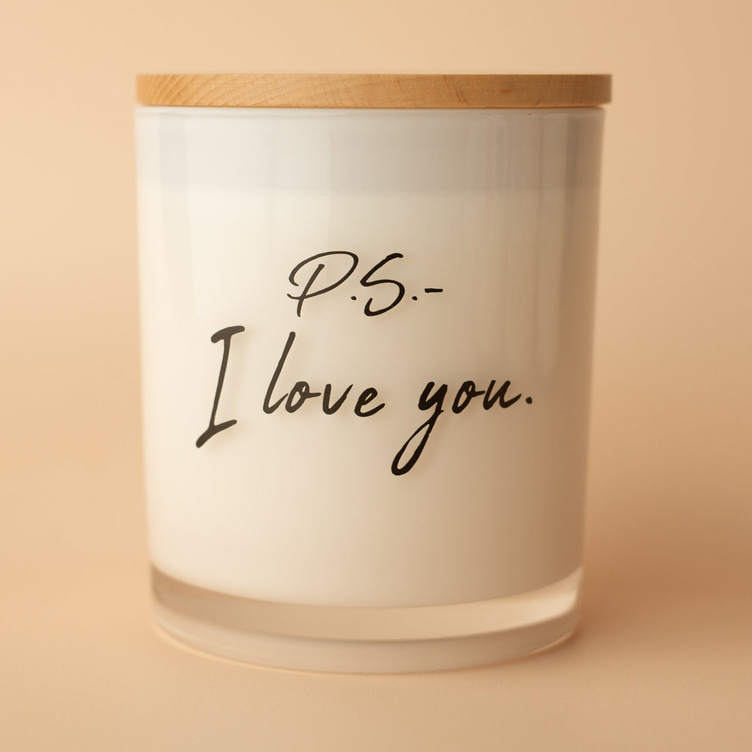 PS- I LOVE YOU CANDLE