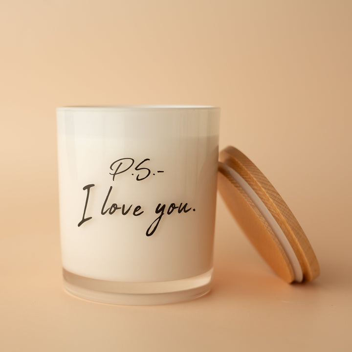 PS- I LOVE YOU CANDLE