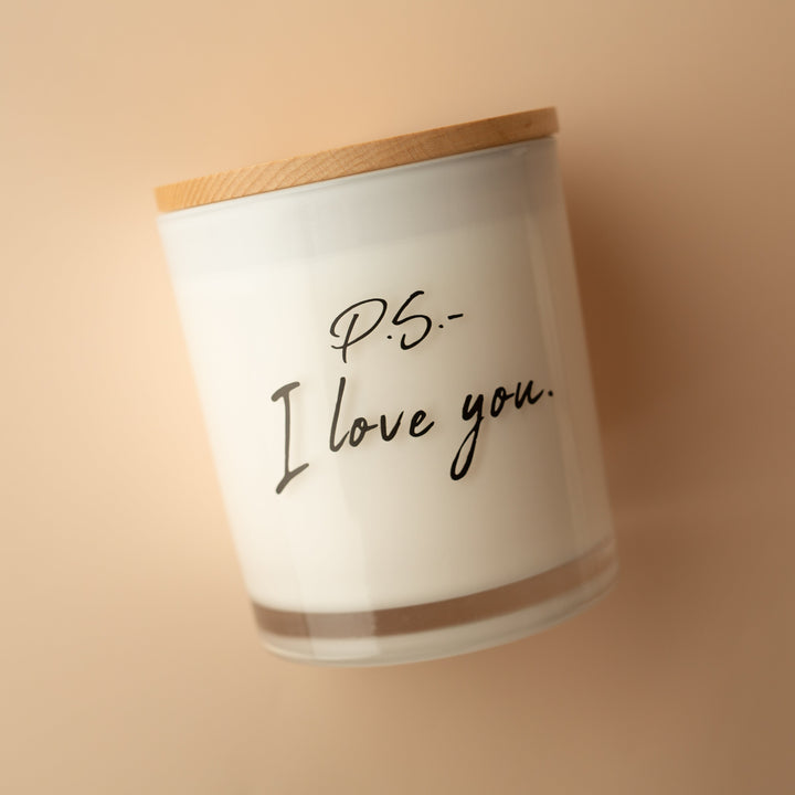 PS- I LOVE YOU CANDLE