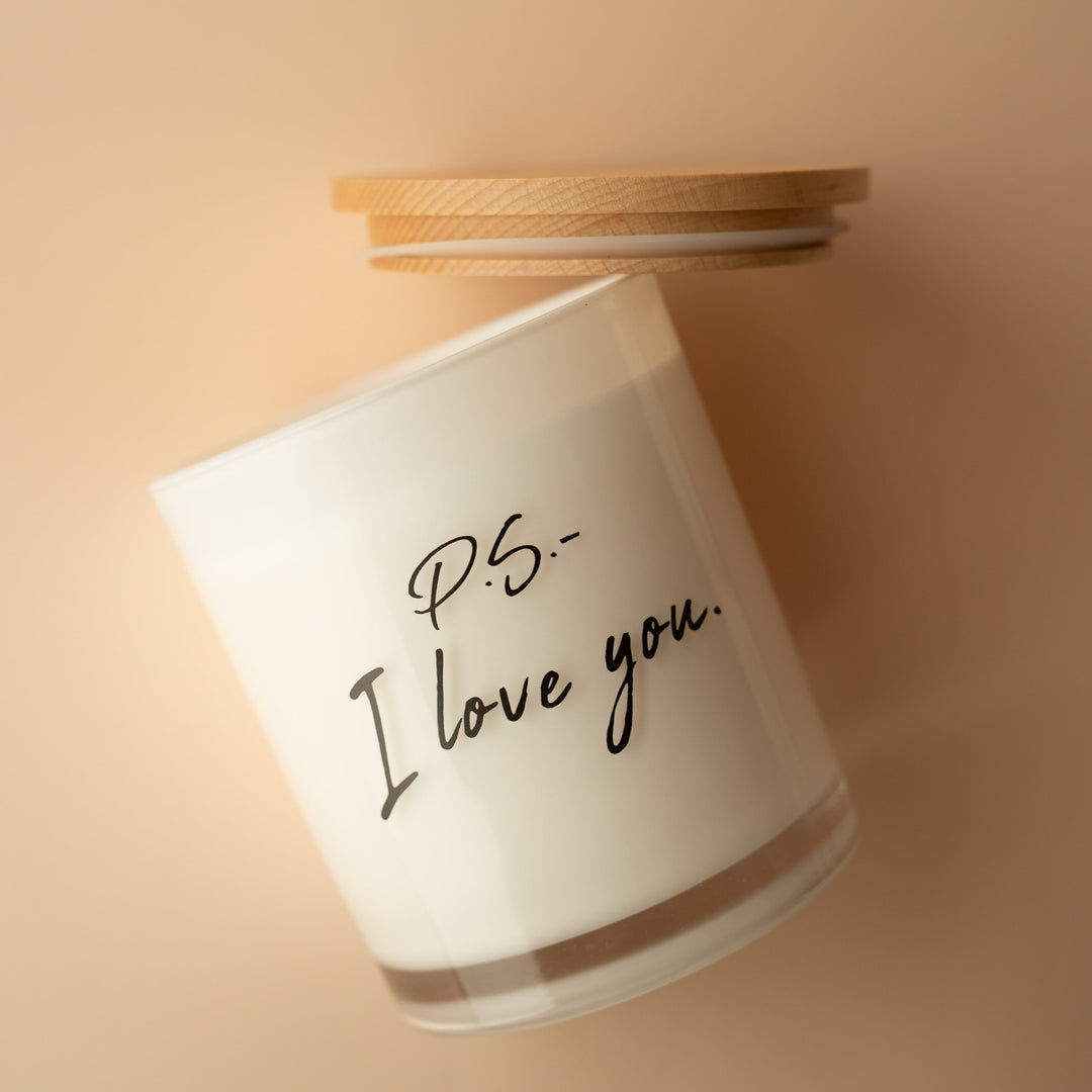PS- I LOVE YOU CANDLE