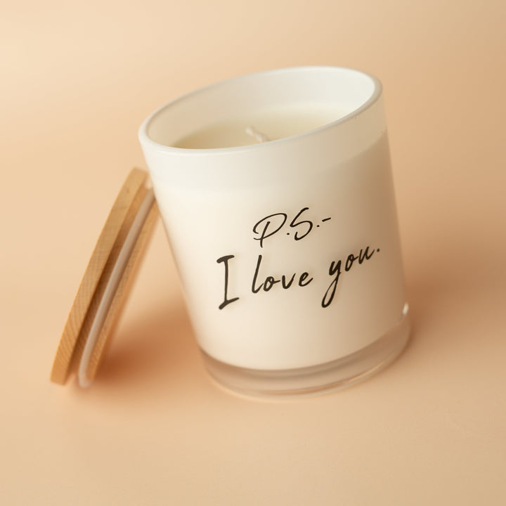 PS- I LOVE YOU CANDLE