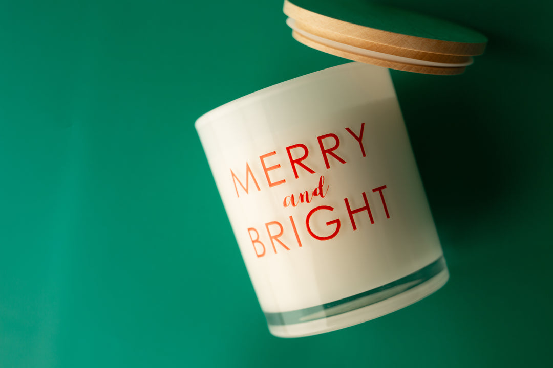 MERRY AND BRIGHT CANDLE