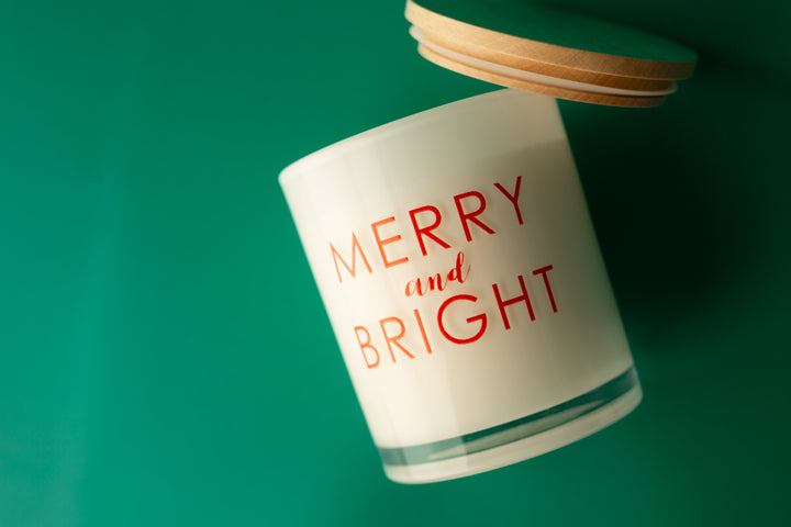 MERRY AND BRIGHT CANDLE