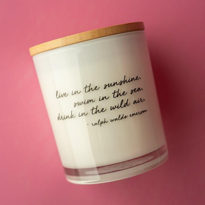 LIVE IN THE SUNSHINE CANDLE