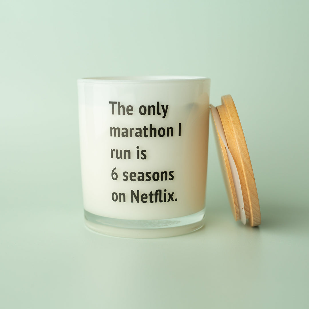 NETFLIX MARATHON CANDLE